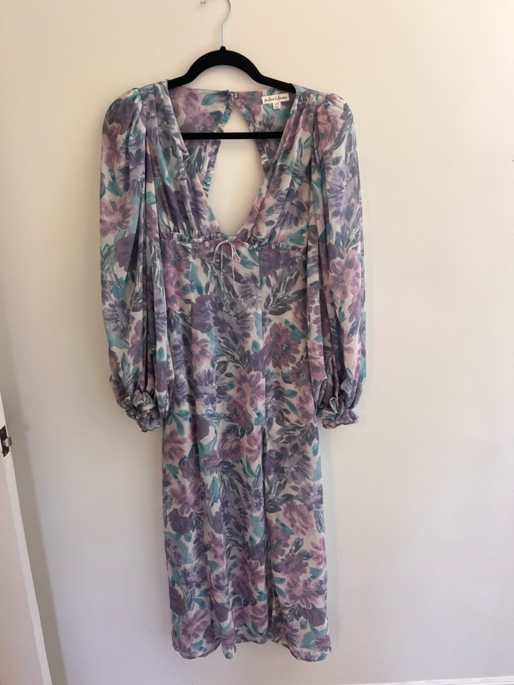 For Love & Lemons Shelly Floral Midi Dress - Picture 3 of 5